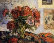 保罗 高更 : Vase of Peonies